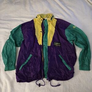 Puma Purple and Yellow Ski Jacket